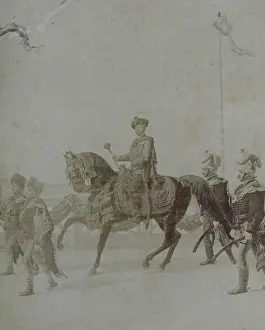Repro: Hungarian scene with rider
