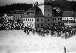 Transylvania: Hungarian troops in Brasov, 1916