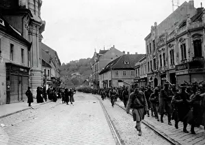 Enters: Hungarian troops in Brasov, 1916