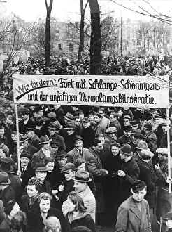 Hofgarten: Hunger demonstration in post-war Germany