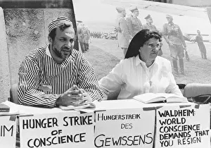 Apportionment: Hunger strike against Kurt Waldheim's inauguration
