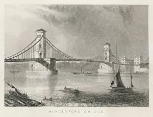Hungerford: Hungerford Bridge - 1846