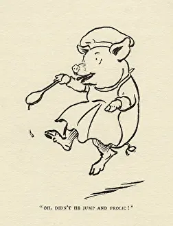 Drip: Hungry Peter the pig cooking a meal