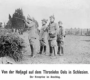 Oels: Hunt in Oels in Lower Silesia, 1912