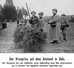 Oels: Hunt in Oels in Lower Silesia, 1912