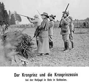 Pheasants: Hunt in Oels in Lower Silesia, 1912
