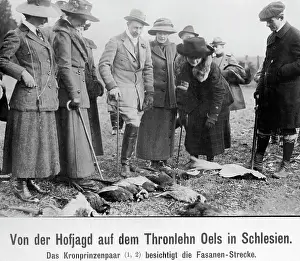 Silesia: Hunt in Oels in Lower Silesia, 1912