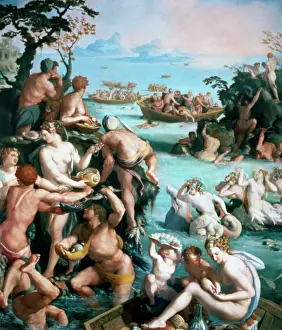 Studiolo: The Hunt for Pearls, painting