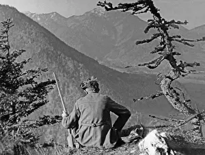 Hide: Hunters in the Alps, 1930s