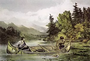 Sculls: Hunters in Canoe