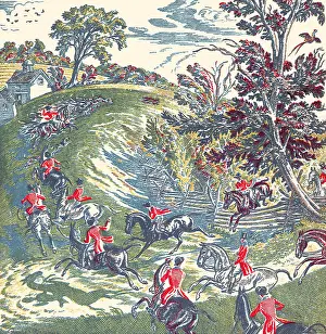 Foxhunt: Hunters chase FoX