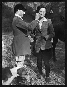Tickham: HUNTING - BLOODING 1950S