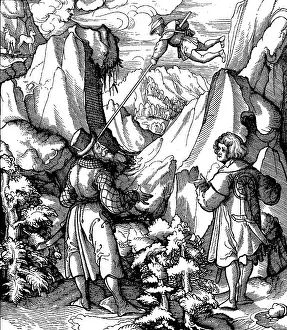 Chamois: hunting, chamois hunt, 16th century