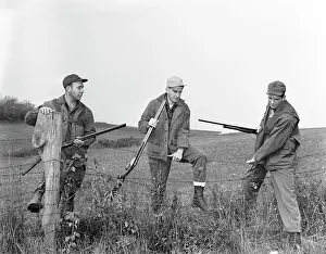 Shotguns: Hunting Safety What Not To Do Three Men Hunters
