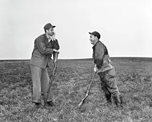 Shotguns: Hunting Safety What Not To Do Two Men Hunters