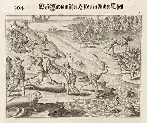 Clubbing: HUNTING SEAL DE BRY 1587