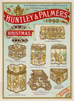 Huntley: Huntley and Palmer's tin biscuits