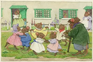 Gurdy: The Hurdy-gurdy ? mice children dancing