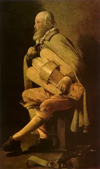 Gurdy: A Hurdy-Gurdy Player in Profile