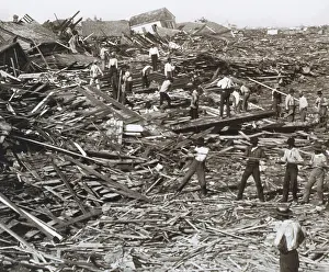 Galveston: Hurricane Damage, Galveston, 1900