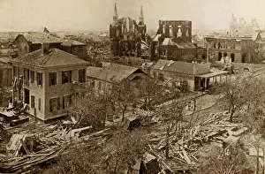Galveston: Hurricane Damage, Galveston, 1900