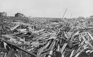 Galveston: Hurricane Damage, Galveston, 1900