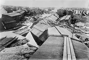 Galveston: Hurricane - Destruction - Galveston