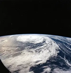 Hurricane: Hurricane Florence taken from Space Shuttle