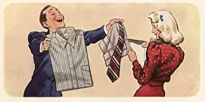 Bday: Husband shows off New Clothes