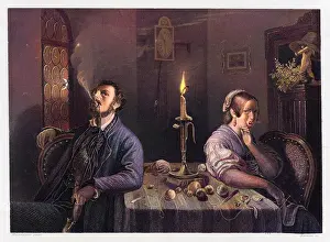 Quarrelling: Husband and wife