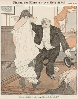 Quarrelling: HUSBAND/WIFE/QUARREL 20C