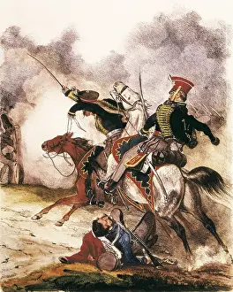 Eckert: Hussar Guard Regiment, Plate 19 from Armed Forces