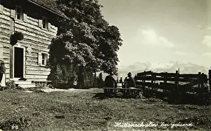 Goisern: Hutteneckalm about Goisern. About 1955