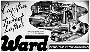 Lathes: H.W.Ward Capstan & Turret Lathes