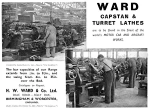 Lathes: H.W.Ward Capstan & Turret Lathes