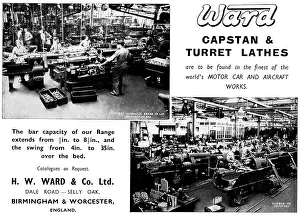 Lathes: H.W.Ward Lathes