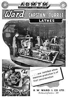 Lathes: H.W.Ward Machine Tools Capstan & Turret Lathes