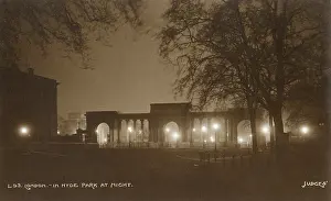 Gaslight: Hyde Park Corner at Night, London