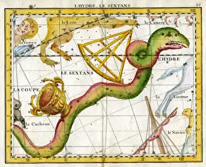 Flamsteed: Hydra and Sextant