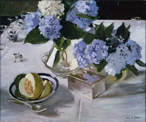 Hydrangeas: Hydrangeas on the Table