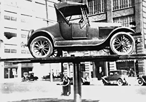 Easier: Hydraulic car turntable, 1927