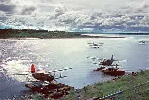 Hydro: Hydro airport on Igarka River, 1970