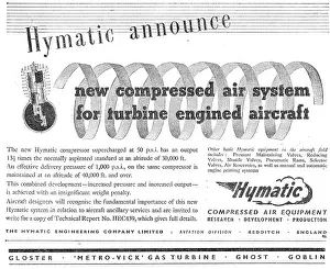 Hymatic: Hymatic Compressed Air System For Jet Aircraft 1947