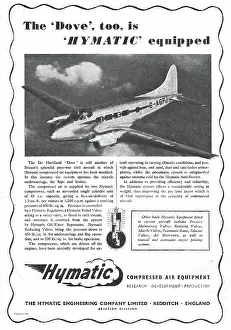 Hymatic: Hymatic Pneumatic Compressors Fitted To The DH Dove