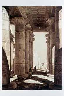 Hector: Hypostyle columns at Ramasseum, Egypt