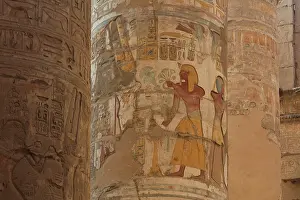 Phallus: Hypostyle Hall, Karnak Temple, Thebes, Luxor, Egypt