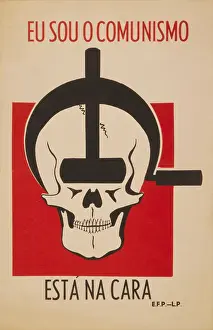 Falange: I AM COMMUNISM, IT IS IN THE FACE. Spanish Civil