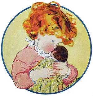 Cuddling: I Love My Dolly by Muriel Dawson