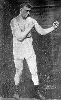 Fists: Ian Hague, English boxer
