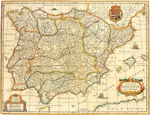 1580: Iberian Peninsula Map 1631